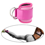 Maxbell Ankle Strap Workout Leg Strap for Leg Strength Training Fitness Hip Exercise Pink