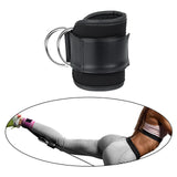 Maxbell Ankle Strap Workout Leg Strap for Leg Strength Training Fitness Hip Exercise Black