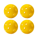 Maxbell Indoor Pickleball Balls 26 Holes Hard Hollow Ball for Pickleball Accessories Yellow 4pcs