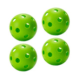 Maxbell Indoor Pickleball Balls 26 Holes Hard Hollow Ball for Pickleball Accessories Green 4pcs