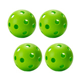 Maxbell Indoor Pickleball Balls 26 Holes Hard Hollow Ball for Pickleball Accessories Green 4pcs