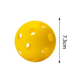 Maxbell Indoor Pickleball Balls 26 Holes Hard Hollow Ball for Pickleball Accessories Yellow 6pcs