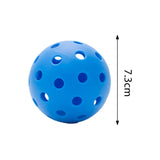 Maxbell Indoor Pickleball Balls 26 Holes Hard Hollow Ball for Pickleball Accessories Blue 6pcs