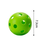Maxbell Indoor Pickleball Balls 26 Holes Hard Hollow Ball for Pickleball Accessories Green 6pcs