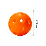 Maxbell Indoor Pickleball Balls 26 Holes Hard Hollow Ball for Pickleball Accessories Orange 6pcs