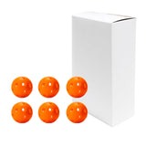 Maxbell Indoor Pickleball Balls 26 Holes Hard Hollow Ball for Pickleball Accessories Orange 6pcs