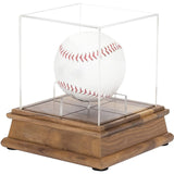 Maxbell Baseball Display Case for Autographed Balls Acrylic Cube Square Baseball Box