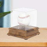Maxbell Baseball Display Case for Autographed Balls Acrylic Cube Square Baseball Box