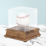 Maxbell Baseball Display Case for Autographed Balls Acrylic Cube Square Baseball Box