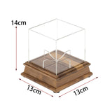 Maxbell Baseball Display Case for Autographed Balls Acrylic Cube Square Baseball Box