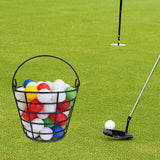 Maxbell Golf Ball Basket Carrier Display Unbreakable Metal Outside Golf Balls Bucket