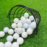 Maxbell Golf Ball Basket Carrier Display Unbreakable Metal Outside Golf Balls Bucket