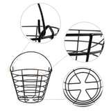 Maxbell Golf Ball Basket Carrier Display Unbreakable Metal Outside Golf Balls Bucket