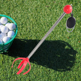 Maxbell Golf Ball Retriever Golf Ball Pick up Tools for Golf Training Golf Accessory Red