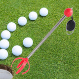 Maxbell Golf Ball Retriever Golf Ball Pick up Tools for Golf Training Golf Accessory Red