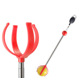 Maxbell Golf Ball Retriever Golf Ball Pick up Tools for Golf Training Golf Accessory Red