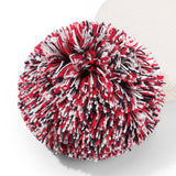 Maxbell 3Pcs Golf Wood Headcovers Anti Slip Adults Knitting Pom Pom Golf Accessories White Red