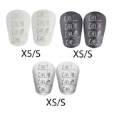 Maxbell 2 Pieces Soccer Shin Guards Shin Pads Soccer Equipment Calf Sleeve Shinguard XS White