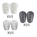 Maxbell 2 Pieces Soccer Shin Guards Shin Pads Soccer Equipment Calf Sleeve Shinguard XS White