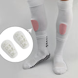 Maxbell 2 Pieces Soccer Shin Guards Shin Pads Soccer Equipment Calf Sleeve Shinguard S White