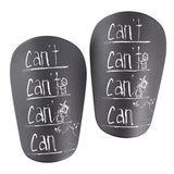 Maxbell 2 Pieces Soccer Shin Guards Shin Pads Soccer Equipment Calf Sleeve Shinguard XS Black