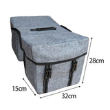 Maxbell Bicycle Double Panniers Grocery Bag Bicycle Saddle Bag for Cycling Traveling