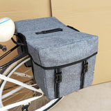 Maxbell Bicycle Double Panniers Grocery Bag Bicycle Saddle Bag for Cycling Traveling
