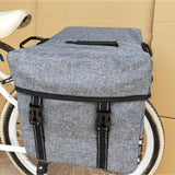 Maxbell Bicycle Double Panniers Grocery Bag Bicycle Saddle Bag for Cycling Traveling