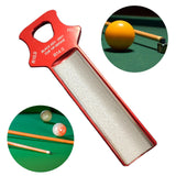 Maxbell Pool Cue Shaper Tip Grinder File Board Lightweight Billiards Cue Accessories Red