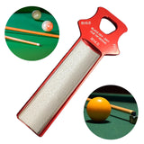 Maxbell Pool Cue Shaper Tip Grinder File Board Lightweight Billiards Cue Accessories Red
