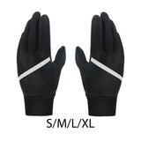 Maxbell Winter Ski Gloves Touchscreen Mittens AntiSlip for Motorcycle Skiing Fishing S black