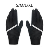 Maxbell Winter Ski Gloves Touchscreen Mittens AntiSlip for Motorcycle Skiing Fishing S black