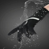 Maxbell Winter Ski Gloves Touchscreen Mittens AntiSlip for Motorcycle Skiing Fishing S black