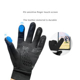 Maxbell Winter Ski Gloves Touchscreen Mittens AntiSlip for Motorcycle Skiing Fishing S black