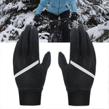 Maxbell Winter Ski Gloves Touchscreen Mittens AntiSlip for Motorcycle Skiing Fishing L black