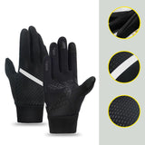 Maxbell Winter Ski Gloves Touchscreen Mittens AntiSlip for Motorcycle Skiing Fishing XL black