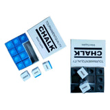 Maxbell 12x Pool Cue Chalk Durable Equipment Billiard Chalks for Sports Clubs Travel Blue