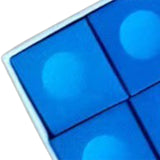 Maxbell 12x Pool Cue Chalk Durable Equipment Billiard Chalks for Sports Clubs Travel Blue
