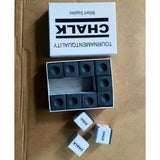 Maxbell 12x Pool Cue Chalk Durable Equipment Billiard Chalks for Sports Clubs Travel Black