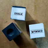 Maxbell 12x Pool Cue Chalk Durable Equipment Billiard Chalks for Sports Clubs Travel Black