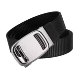Maxbell Nylon Belt for Men Webbing Canvas Belts for Hunting Mountain Climbing Hiking black