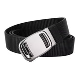 Maxbell Nylon Belt for Men Webbing Canvas Belts for Hunting Mountain Climbing Hiking black