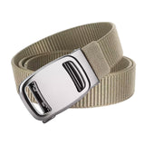 Maxbell Nylon Belt for Men Webbing Canvas Belts for Hunting Mountain Climbing Hiking beige