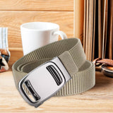 Maxbell Nylon Belt for Men Webbing Canvas Belts for Hunting Mountain Climbing Hiking beige