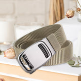 Maxbell Nylon Belt for Men Webbing Canvas Belts for Hunting Mountain Climbing Hiking beige