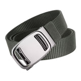 Maxbell Nylon Belt for Men Webbing Canvas Belts for Hunting Mountain Climbing Hiking gray