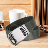 Maxbell Nylon Belt for Men Webbing Canvas Belts for Hunting Mountain Climbing Hiking gray