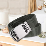 Maxbell Nylon Belt for Men Webbing Canvas Belts for Hunting Mountain Climbing Hiking gray