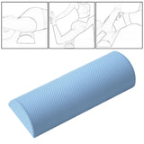 Maxbell Half Round EVA Foam Roller Durable Balance Training for Workout Gym Exercise Blue 30cm