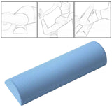 Maxbell Half Round EVA Foam Roller Durable Balance Training for Workout Gym Exercise Blue 45cm